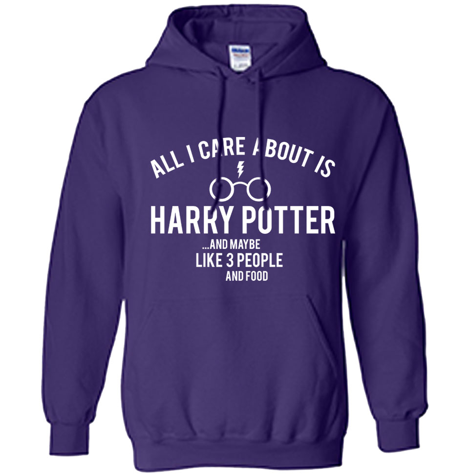 All I Care About Is Harry Potter Hoodie Personalise Me Fresh