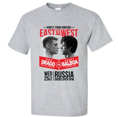 Drago v Balboa - East v West T-Shirt